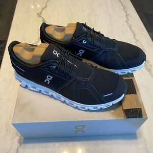 On Running Men's Black and White Sneakers